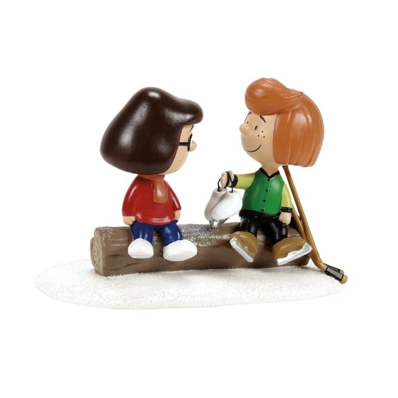 Department 56 Peanuts Village Peppermint Patty & Marcie Accessory Figurine 2.8in H