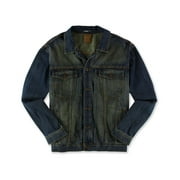 Rocawear Mens Slightly Distressed Jean Jacket