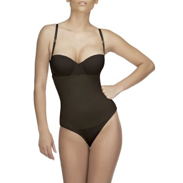 Va Bien Womens Strapless Low Back Slimming Bodysuit Style 1509 Walmart Com