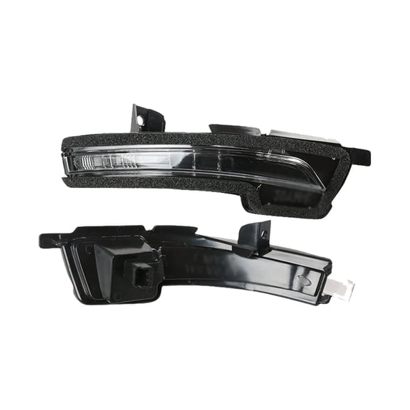 Mirror Indicator Turn Signal Light For Ford Focus 2012 2013 2014 2015 2016 2017 2018, Side Mirror Turn Signals Lights-black-Right Passenger Side