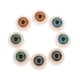 thumbnail image 2 of 8 piezas coloridas plástico de 20mm ojos para suministros de accesorios de bricolaje, 2 of 7