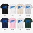 thumbnail image 4 of Salty Graphic T-Shirt, Unisex Classic Fit Cotton Tee, 4 of 9