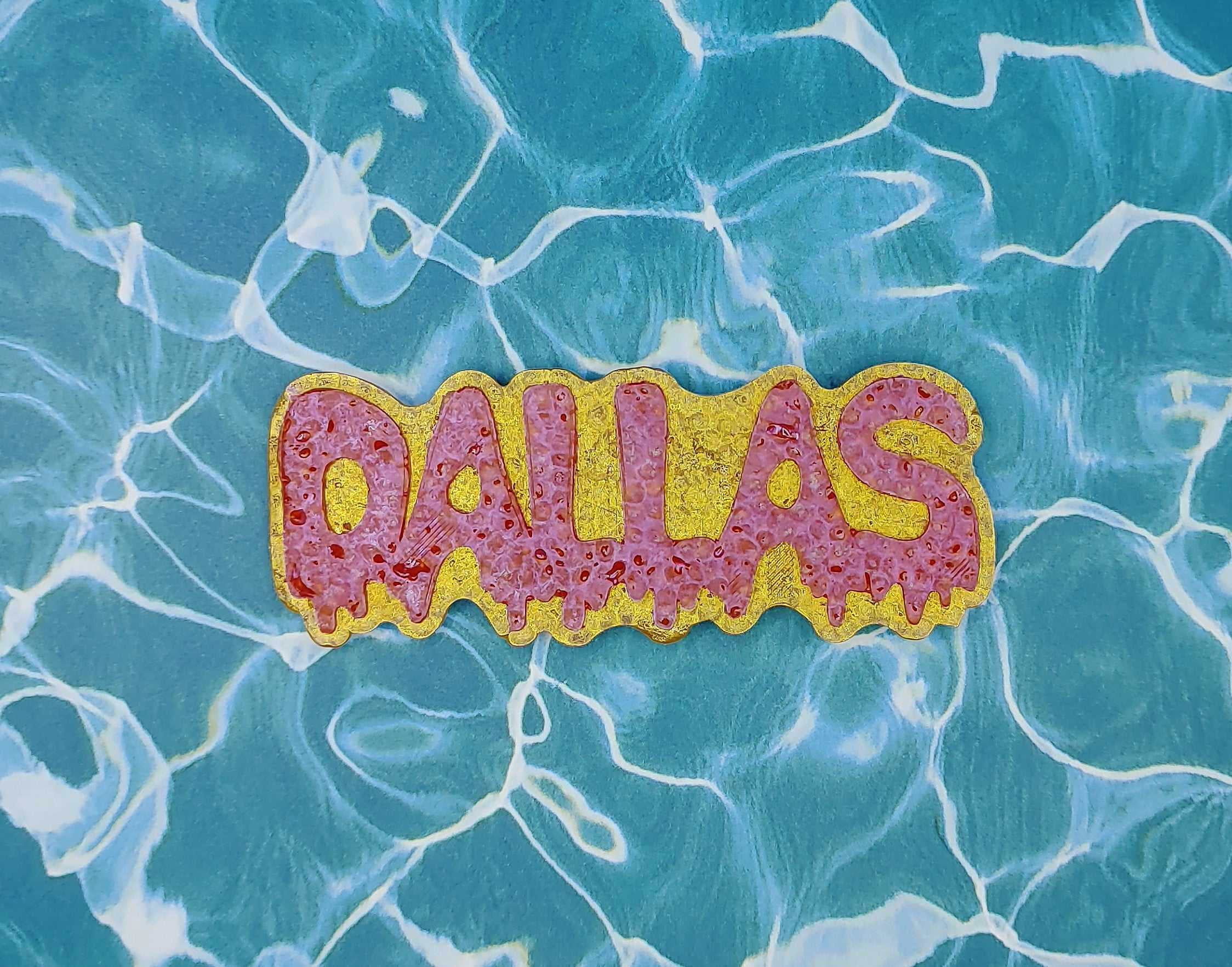 Melting Dallas Silicone Freshie Mold