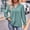 Green, variant on Oplxuo Women's Elegant Jacquard Blouse 2025 Fall Swiss Dots Loose Plain V Neck Long Sleeve Work Tops for Office Lady