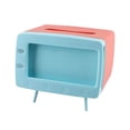 thumbnail image 3 of pitrice TV Shaped Mobile Phone Stand Tissue Box, with 4 Supportive Sticks Blue, 3 of 9