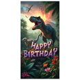 thumbnail image 5 of Dinosaur Adventure Banner Colorful Design Jungle Theme Roaring Dinosaur Backdrop for Kids Party Event Decoration Celebration, 5 of 7