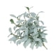 thumbnail image 5 of Plantas artificiales, ramas de hojas, simulación, vegetación, hogar, oficina, tela, planta falsa, gris blanco 10 Piezas kenally HA8513-02B, 5 of 6