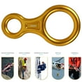 thumbnail image 3 of QJXSH Figure 8 Rock Climbing Descender Ring Outdoor Mountaineering Equipment, 3 of 4