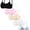 B-5 pack, variant on Girls Padded Training Starter Bras Seamless Cami Wireless Elastic Breathable Sports Bra Pull-On Design 10-16 Y