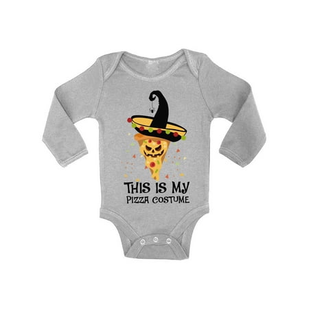 

Awkward Styles Halloween Bodysuit Pizza Baby Romper