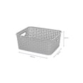 thumbnail image 3 of Canasta Organizadora Ratan Cubasa 4.5L Gris, 3 of 4