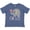 Indigo, variant on Half Birthday Cute Elephant Girls Baby T-Shirt