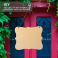thumbnail image 7 of 12pcs Unfinished Wood Crafts Blanks Wood Ornaments Plaques Blank Wooden Signs for DIY, 7 of 7