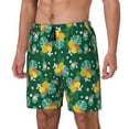 thumbnail image 2 of Haiem Tropical Fruit Mens Swim Trunks with Compression Liner 2 in 1 Swimming Shorts Stretch Swimwear Quick Dry,Board Shorts-X-Large, 2 of 9