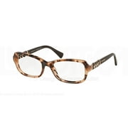 Coach Eyeglasses Hc6065 5287 Confetti Light Brown 51mm