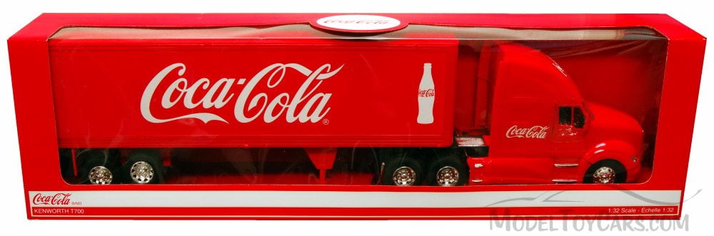 Caminhão Coca Cola Kenworth T700 6x4 - Escala 1/32 - Com Cavalo e Carreta -  Minisclub