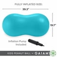 thumbnail image 2 of Gaiam Kids Peanut Ball Blue, 2 of 5