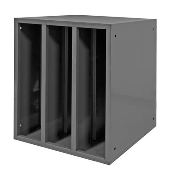 Durham Mfg Storage Cabinet,3 Openings,Gray,Steel 583-95