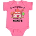 thumbnail image 3 of Inktastic Book my Reservation I'm Going To Nana's- House Boys or Girls Baby Bodysuit, 3 of 5