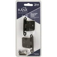 thumbnail image 2 of KasaWare Antique Brass Self-Closing Overlay Hinge (2-Pack) KFHO-A-AB2, 2 of 2