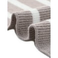 thumbnail image 5 of DARING DIVA Sweater Long Sleeve V Neck Above the Knee Striped Knit Dress XS Camel White, 5 of 7
