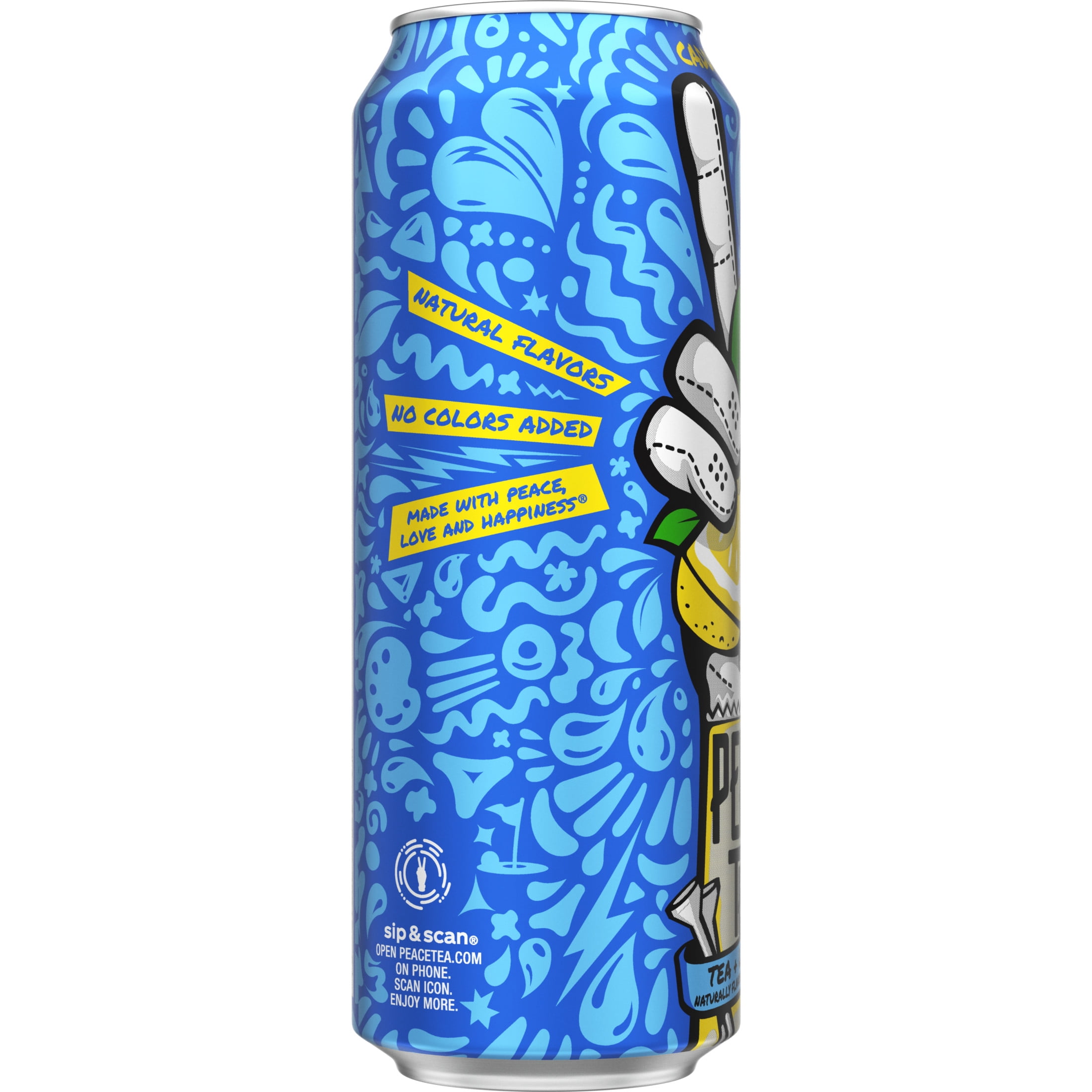 Peace Tea Caddy Shack Black Tea Lemonade Drink, 23 fl oz