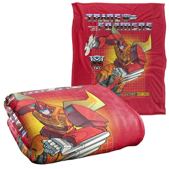Transformers Hot Rod Silky Touch Super Soft Throw Blanket 50' x 60'