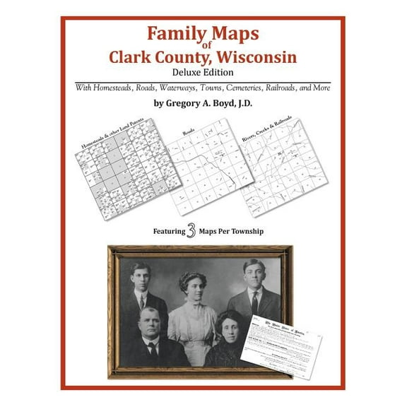 Family Maps of Clark County, Wisconsin
