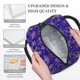 thumbnail image 3 of Disketp blue purple Snowflake Bolsa Térmica para Almuerzo, Lonchera con Abertura Amplia y Gran Capacidad, Organizador Reutilizable para Mujeres, Hombres y Adultos, 3 of 6