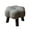 Dark Gray, variant on HOARBOEG Floral Low Profile Stool, Small Foot Stool for Living Room, Wood Base Ottoman Footrest with Padded Seat, Entryway Shoe Changing Stool