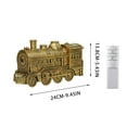 thumbnail image 3 of Humidifiers for Bedroom, 300ml Train Humidifier with Remote Control, Flame Effect Cool Mist Humidifier, Night Light，Retro Train-Shaped Aroma Diffuser for Relaxation, Home Decor & Gifts (Gold), 3 of 6