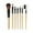 H, variant on EGNMCR Eyeshadow 7 Pcs Wood Makeup Brush EyeShadow Brush Cosmetics Blending Brush Tool Makeup Brush
