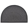 thumbnail image 1 of Superio Paillasson Demi-Rond en Fibre de Coco Gris 24"x35 Pouces, 1 of 2