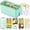 Green, variant on Bento Box,Adult Lunch Box,Containers for Adults Men Women with 3 Compartments, Lunchable Food Container with Lunch Bag, Spoon & Fork,47 Oz,Microwave & Dishwasher Safe,Green