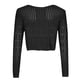 thumbnail image 5 of Sudaderas con capucha para mujer,Cárdigan corto para mujer, cuello en V, cierre de cordones, manga larga, poliéster, ropa informal para estar en casa, sopatenor, 5 of 8