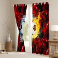 thumbnail image 4 of Erosebridal Kids Football Sport Black Out Curtains,Soccer Ball Games Curtains Pack of 2 (42x63 Each) For Boys, 4 of 7