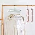 thumbnail image 6 of NIBOLOG 6Pcs Multifunction 360 Degree Rotation Clothes Hanger Storage Rack with Hook, 6 of 8