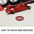 thumbnail image 4 of Jack Wheel Chock Stabilizer Red Metal 2Pcs 3.9In, 4 of 8