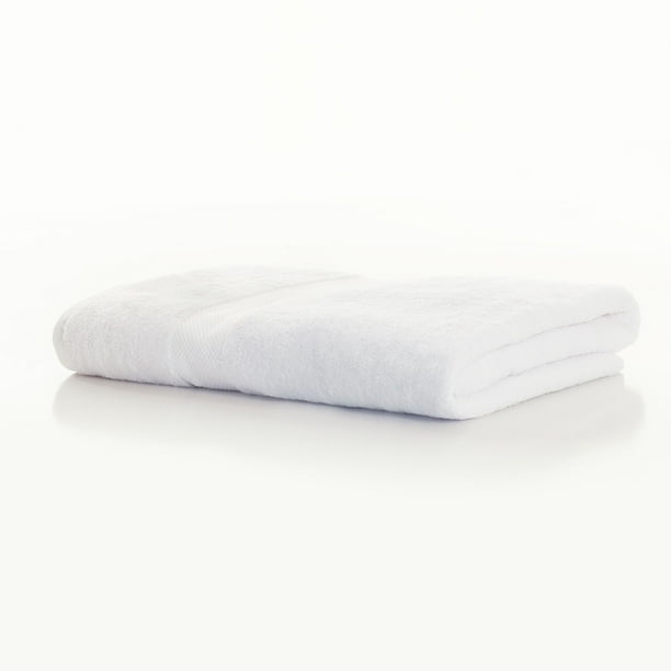 Dawn 100 Cotton Oversized Bath Sheet, White, Supersoft 30" x 60