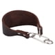thumbnail image 4 of Collar Para Mascotas Perro Pequeño Galgo Whippet Duradero Portátil Ampliado Con Fijación De Remache Marrón, 4 of 7
