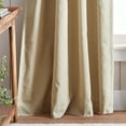 thumbnail image 4 of Martha Stewart Lido, 50"W x 84"L Backtab Blackout, Linen, Indoor Curtain, Set of 2, Linen, Cotton, Adult, 4 of 16