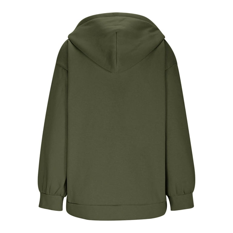 Chiccall Womens Oversized Button Down Hoodies Loose Long Sleeve