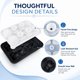 thumbnail image 4 of Molde de bandeja para cubitos de hielo para gatos, 2 unidades, bandejas de cubitos de hielo en forma de gato en 3D, bonitos moldes para cubitos de hielo para whisky, bourbon, bandejas de cubitos de, 4 of 4