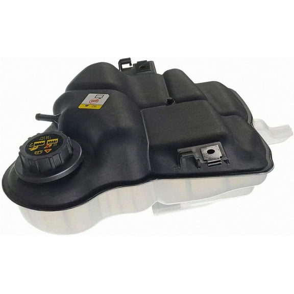 A-Premium Engine Coolant Reservoir Tank with Cap Replacement for Ford F-250 F-350 F-450 F-550 Super Duty 2003-2007 5.4L 6.0L 6.8L Excursion 2003-2005 6.0L