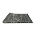 thumbnail image 2 of Ahgly Company Indoor Round Abstract Gray Modern Area Rugs, 4' Round, 2 of 4