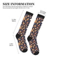 thumbnail image 2 of Picia Gingerbread Delights Printed Sports Compression Socks - 15-20mmHg Graduated Compression, High-Performance Soft and Breathable Socks for Men and Women, 2 of 5