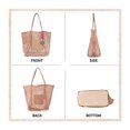 thumbnail image 2 of Bolsa de playa de malla para mujer, bolso grande para piscina, natación, viajes y vacaciones, bolso de hombro ligero y resistente a la arena para verano., 2 of 5
