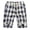 (NEW117)Blue, variant on Thousandth Men's Plus Size Casual Elastic Waistband Fashionable Drawstring Checkered Athletic Five Point Ice Silk Quick Drying Shorts