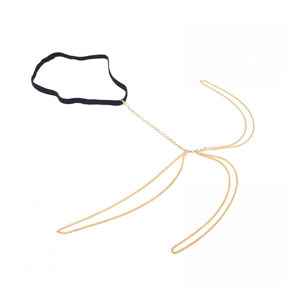 DESIGNICE Sexy Women Crystal Thigh Leg Chain Jewelry Bikini Beach Harness Body Chain