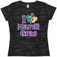 thumbnail image 3 of Inktastic I Love Mardi Gras Women's T-Shirt, 3 of 5